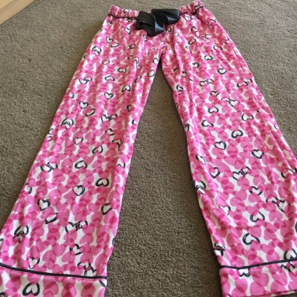 Heart design lounge pajama pants S